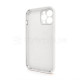 Чохол Full Silicone Case для Apple iPhone 12 Pro Max white (09) закрита камера TPS-2710000228912