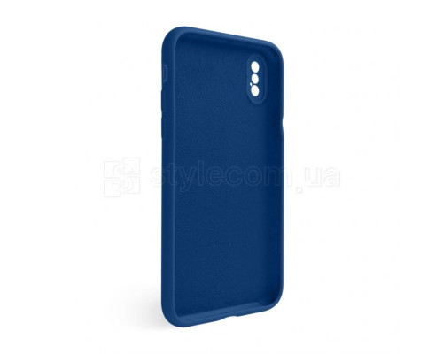 Чохол Full Silicone Case для Apple iPhone X, Xs blue cobalt (36) закрита камера