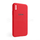 Чохол Full Silicone Case для Apple iPhone X, Xs red (14) закрита камера