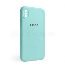 Чохол Full Silicone Case для Apple iPhone X, Xs sea blue (21) закрита камера