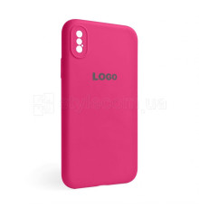 Чохол Full Silicone Case для Apple iPhone X, Xs shiny pink (38) закрита камера