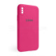 Чохол Full Silicone Case для Apple iPhone X, Xs shiny pink (38) закрита камера