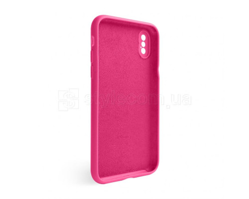 Чохол Full Silicone Case для Apple iPhone X, Xs shiny pink (38) закрита камера
