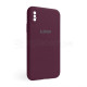 Чохол Full Silicone Case для Apple iPhone X, Xs plum (57) закрита камера