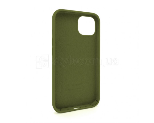 Чохол Full Silicone Case для Apple iPhone 13 army green (45) TPS-2710000229087