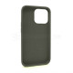 Чохол Full Silicone Case для Apple iPhone 13 Pro dark olive (35) TPS-2710000229421