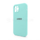 Чохол Full Silicone Case для Apple iPhone 12 Pro sea blue (21) закрита камера