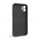 Чохол Full Silicone Case для Apple iPhone 12 dark grey (15) закрита камера TPS-2710000229957