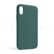 Чохол Full Silicone Case для Apple iPhone Xr pine green (55) TPS-2710000229995