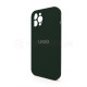 Чохол Full Silicone Case для Apple iPhone 12 Pro Max atrovirens green (54) закрита камера TPS-2710000230007