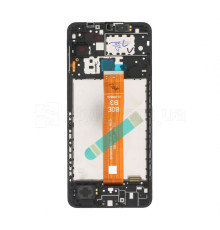 Дисплей (LCD) для Samsung Galaxy A12/A127 (2021) з тачскріном та рамкою black Service Original (PN:GH82-26486A) TPS-2710000230441