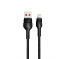 Кабель USB XO NB55 Lightning 5A black TPS-2710000181545