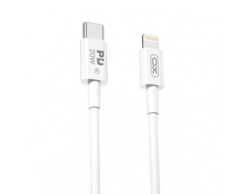 Кабель USB XO NB-Q189B Type-C to Lightning PD 20W 2м white TPS-2710000231264