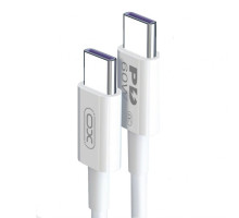 Кабель USB XO NB-Q190B Type-C to Type-C PD 60W 2м white