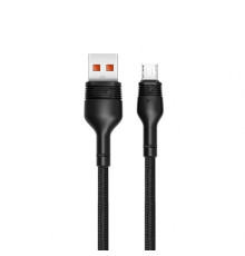 Кабель USB XO NB55 Micro 5A black