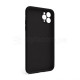 Чохол Full Silicone Case для Apple iPhone 11 Pro Max black (18) закрита камера TPS-2710000231721