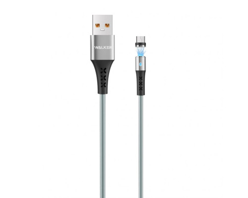 Кабель USB WALKER C775 Micro Magnetic grey TPS-2710000231783