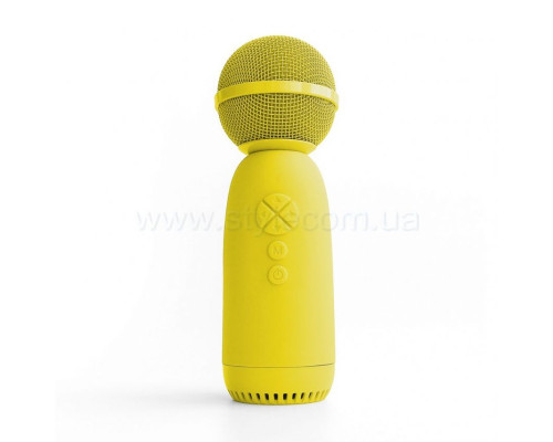 Мікрофон-колонка LY168 бездротовий yellow