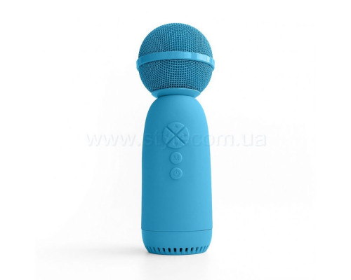 Мікрофон-колонка LY168 бездротовий blue
