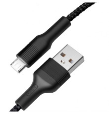 Кабель USB XO NB51 Micro 2.1A black TPS-2710000181583