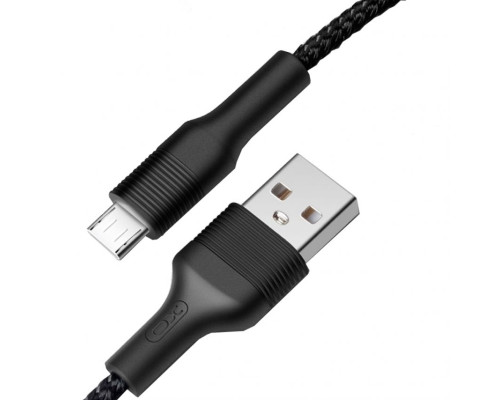 Кабель USB XO NB51 Micro 2.1A black TPS-2710000181583