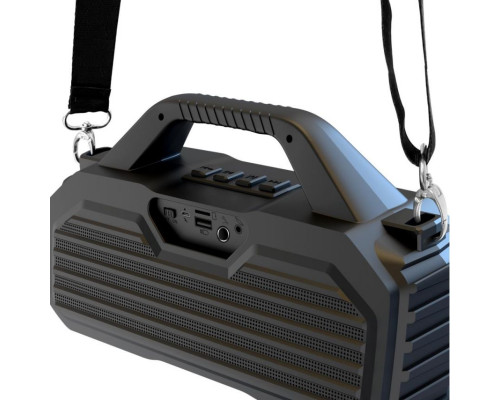 Портативна колонка XO F32 з караоке-мікрофоном black