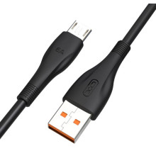 Кабель USB XO NB185 Micro Quick Charge 6A black TPS-2710000232179