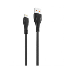 Кабель USB XO NB185 Lightning Quick Charge 6A black TPS-2710000232186