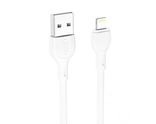 Кабель USB XO NB200 Lightning Quick Charge 2.1A white