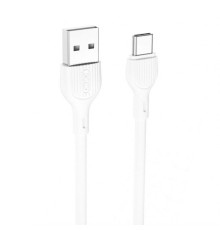 Кабель USB XO NB200 Type-C Quick Charge 2.1A white TPS-2710000232216