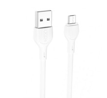 Кабель USB XO NB200 Micro Quick Charge 2.1A white TPS-2710000232209