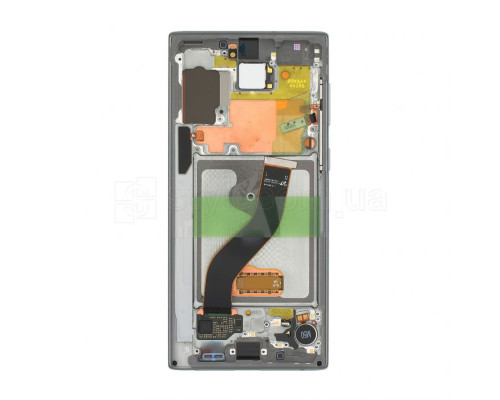 Дисплей (LCD) для Samsung Galaxy Note 10/N970 (2019) з тачскріном та рамкою silver Service Original (PN:GH82-20818C) TPS-2710000232315