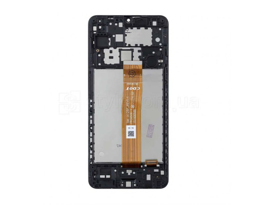 Дисплей (LCD) для Samsung Galaxy A12/A125 (2020) з тачскріном та рамкою black Original Quality TPS-2710000232377