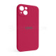 Чохол Full Silicone Case для Apple iPhone 13 rose red (37) закрита камера TPS-2710000232575