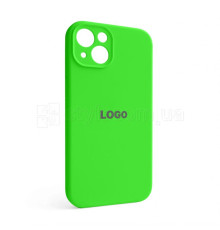 Чохол Full Silicone Case для Apple iPhone 13 shiny green (40) закрита камера