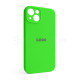 Чохол Full Silicone Case для Apple iPhone 13 shiny green (40) закрита камера TPS-2710000232599