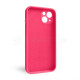 Чохол Full Silicone Case для Apple iPhone 13 shiny pink (38) закрита камера TPS-2710000232605