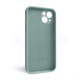 Чохол Full Silicone Case для Apple iPhone 13 turquoise (17) закрита камера TPS-2710000232612