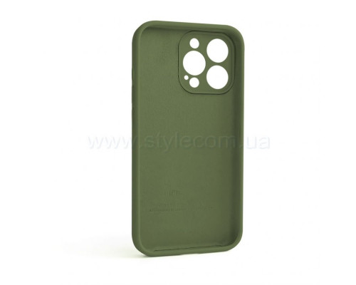 Чохол Full Silicone Case для Apple iPhone 13 Pro army green (45) закрита камера TPS-2710000232643