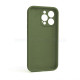 Чохол Full Silicone Case для Apple iPhone 13 Pro army green (45) закрита камера TPS-2710000232643