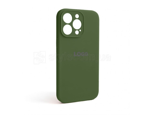 Чохол Full Silicone Case для Apple iPhone 13 Pro army green (45) закрита камера TPS-2710000232643