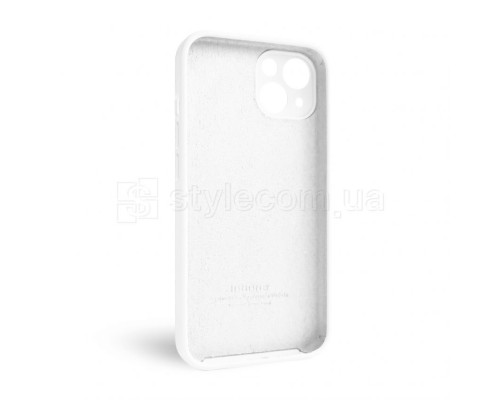 Чохол Full Silicone Case для Apple iPhone 13 white (09) закрита камера TPS-2710000232636