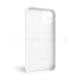 Чохол Full Silicone Case для Apple iPhone 13 white (09) закрита камера TPS-2710000232636