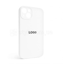 Чохол Full Silicone Case для Apple iPhone 13 white (09) закрита камера