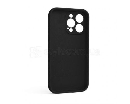 Чохол Full Silicone Case для Apple iPhone 13 Pro black (18) закрита камера TPS-2710000232667