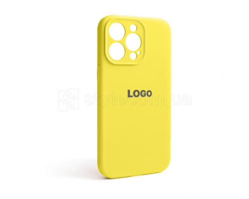 Чохол Full Silicone Case для Apple iPhone 13 Pro canary yellow (50) закрита камера TPS-2710000232681