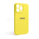 Чохол Full Silicone Case для Apple iPhone 13 Pro canary yellow (50) закрита камера TPS-2710000232681