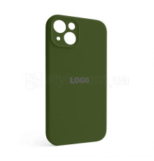 Чохол Full Silicone Case для Apple iPhone 13 army green (45) закрита камера