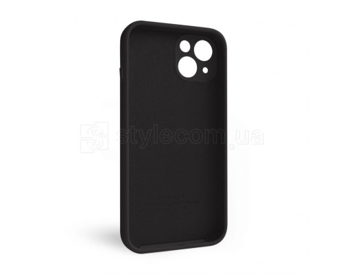 Чохол Full Silicone Case для Apple iPhone 13 black (18) закрита камера TPS-2710000232407