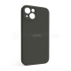 Чохол Full Silicone Case для Apple iPhone 13 dark olive (35) закрита камера TPS-2710000232469